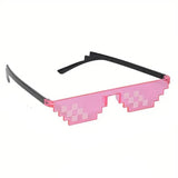 Anime Pixel Mosaic Funny Party Glasses