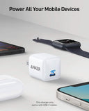 Anker Nano 511 Compact USB-C 18W Fast Charger for iPhone iPad (Refurbished)
