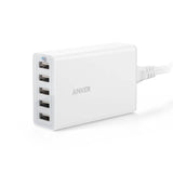 Anker PowerPort 5 40W/8A 5-Port USB Charger for Apple iPhone, iPad, Samsung Galaxy, and more (Refurbished)