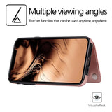 Leather Wallet Case for iPhone - Flip Cover with Card Slots & Kickstand