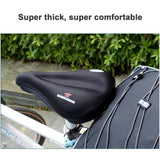 Anti-Slip Silicone Gel Pad Cushion Seat - Saddle Cover for Bike Bicycle Cycling