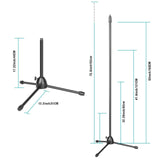 Anti-slip Tripod Condenser Microphone Stand