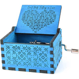 Antique Engraved Musical Box Can't Help Falling in Love
