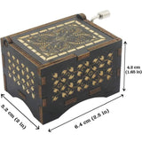 Antique Engraved Musical Box Can't Help Falling in Love