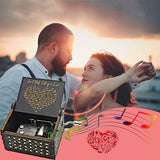 Antique Engraved Musical Box Can't Help Falling in Love