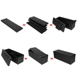 AOZRYNL 43 Inches Folding Storage Ottoman Bench