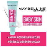 Maybelline Baby Skin: Poreless Skin Makeup Base & Pore Minimizer - Lightweight Formula for Smooth, Flawless Finish