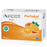 Apexis Orange Flavored Vitamin C & Zinc Lozenges 16 Count