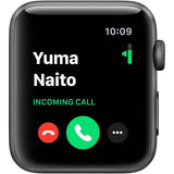 Apple Watch Series 3 GPS 42mm Space Gray Aluminum Case with Black Sport Band (Refurbished)