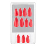 Eklips Red Almond Press-On Nails 24-Pack
