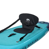 Aqua Marina Vapor BT-23VAP All-Around SUP W/ Sand Ripple Grooved EVA Footpad, 10FT (SAK60532)