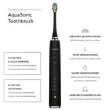 AquaSonic Black Series Pro Ultra Whitening 40,000 VPM Rechargeable Electric Toothbrush