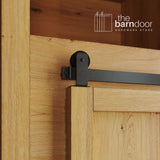 Mini Straight Top Mount Barn Door Hardware
