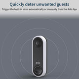 Arlo Essential Wired Video Doorbell  (Refurbished)