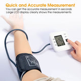 Arm Blood Pressure Monitor with Adjustable Cuff
