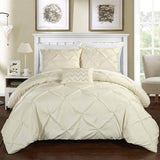 Armi Pinch-Pleated Microfiber Duvet Cover Set