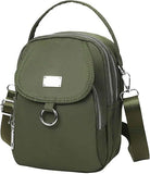 Army Green Water-Proof Women Crossbody Bag Multi Compartment Mobile Phone Bag Women Messenger Bag Casual Oxford Cloth Women Bag Shoulder