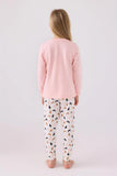 Arnetta Kids Long Sleeve Pajama Set in Light Pink