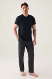Arnetta AR3011 Men's Plus Size Pajama Set in Navy Blue