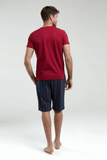 Arnetta AR3354 Men's Burgundy Pajama Set for Cozy Loungewear