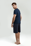 Arnetta AR3356 Men's Pajama Set in Classic Navy Blue