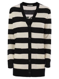 Max Mara Women Fiemme - Long Striped Wool Cardigan