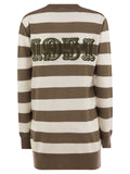 Max Mara Women Fiemme - Long Striped Wool Cardigan