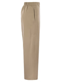 Max Mara Women Filovia - Silk And Cotton Fleece Trousers