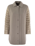 Herno Women Coat With Down Sleeves