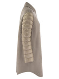 Herno Women Coat With Down Sleeves