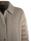 Herno Women Coat With Down Sleeves
