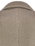 Brunello Cucinelli Women Sparkling English Rib Cotton And Viscose Knitted Jacket With Monili