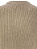 Brunello Cucinelli Women English Rib Cashmere Sweater With Monile