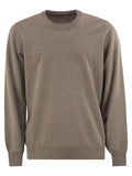 Brunello Cucinelli Men Pure Cashmere Crew-Neck Sweater