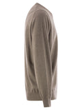 Brunello Cucinelli Men Pure Cashmere Crew-Neck Sweater