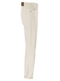 Brunello Cucinelli Men Five-Pocket Traditional Fit Trousers In Light Comfort-Dyed Denim