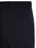 Brunello Cucinelli Men Garment-Dyed Leisure Fit Trousers In American Pima Comfort Cotton With Pleats