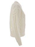 Brunello Cucinelli Women Cable & Mesh Jute And Cotton Jersey