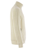 Brunello Cucinelli Men Cashmere Knit Down Jacket With Zip