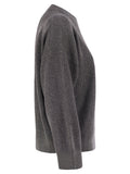 Brunello Cucinelli Women Cotton And Viscose Rib Sweater