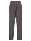 Brunello Cucinelli Women English Rib Cotton And Viscose Pants