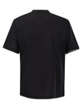Brunello Cucinelli Men Silk And Cotton T-Shirt