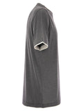 Brunello Cucinelli Men Silk And Cotton T-Shirt