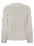 Brunello Cucinelli Women Dazzling Double Cable Cotton Jersey