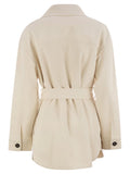 Brunello Cucinelli Women Viscose And Wool Safari Jacket