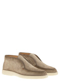Santoni Men Suede Desert Boot