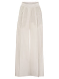 Brunello Cucinelli Women Loose Fit Cotton Trousers