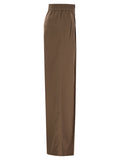 Brunello Cucinelli Women Loose Fit Cotton Trousers