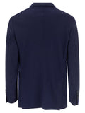 Brunello Cucinelli Men Cashmere Jersey Blazer With Patch Pockets