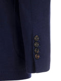 Brunello Cucinelli Men Cashmere Jersey Blazer With Patch Pockets